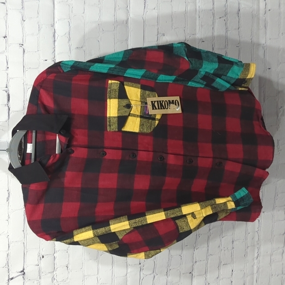 Kokomo Multicolored Flannel - Picture 1 of 6